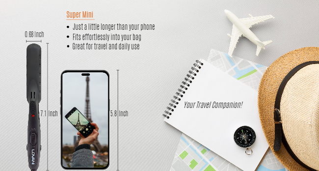 portable hair straightener