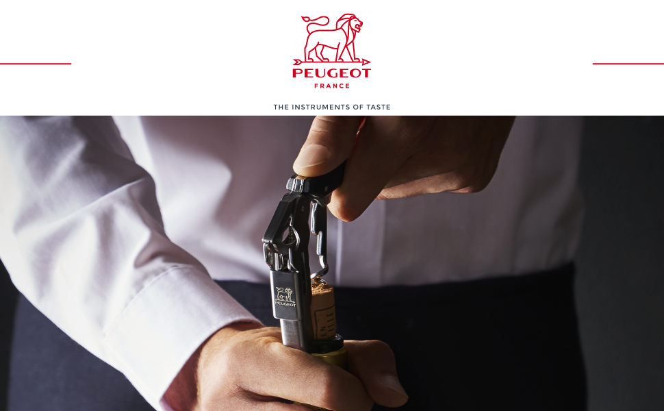 Peugeot - Clavelin Sommelier’s Corkscrew - Black, 5.5 Inches