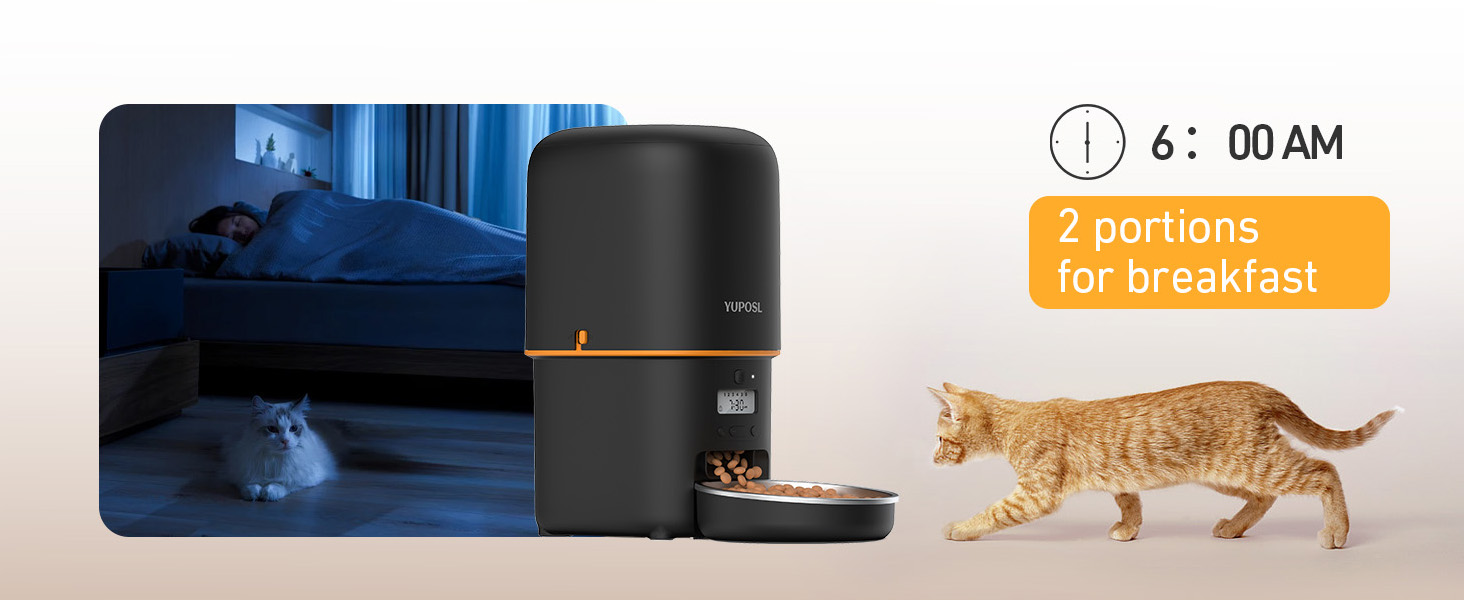 automatic cat feeder automatic cat food dispenser