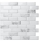 Art3d 10-Piece Peel and Stick Backsplash Tile, 12" X 12" Self-Adhesive Tile Sticker (10 Tiles)