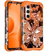 Miqala for Galaxy S25 FE Case,Glow in The Dark Three Layer Heavy Duty Shockproof Protection Hard ...