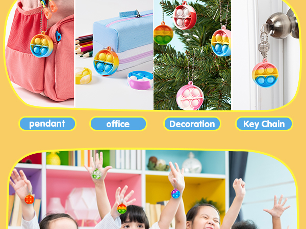 Pop Fidget Keychain Pop Fidget Toys
