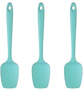U-Taste Silicone Spoon Spatula Set, 600ºF High Heat Resistant BPA-Free Flexible Rubber Scraper, C...