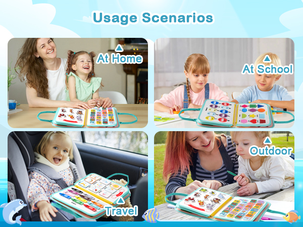 sensory board for toddlers 1-3 quiet books for toddlers 1-3 toddler montessori busy board 3-5