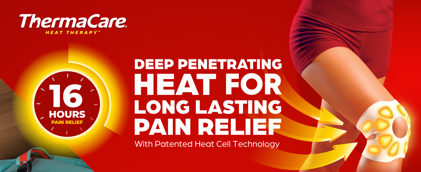 deep penetrating heat for long lasting pain relief