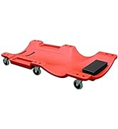 DNA Motoring TOOLS-00005 Heavy Duty Concave Shape Low Profile Automotive Creeper w/Padded Headrest