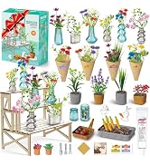 70 PCS Make It Miniature Brands Nature Garden Plants Set, Mini Botanical Collectibles, Tiny Paper...
