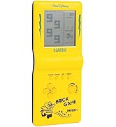 Nbguigdstr Retro Handheld Brick Game Console,Tank/Racing/Building Block Game,3.5-inch Large Scree...