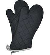 Nouvelle Legende Flame Retardant Kitchen and BBQ Heavy Duty Burn Protection Quilted Mitt, 17 Inch...
