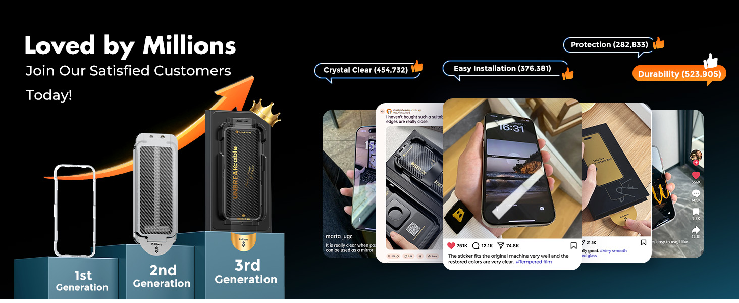 iPhone 16 Pro Max Screen Protector Tempered Glass