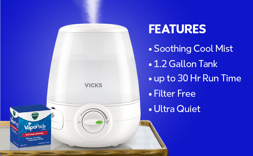 Vicks Humidifier V4600 features