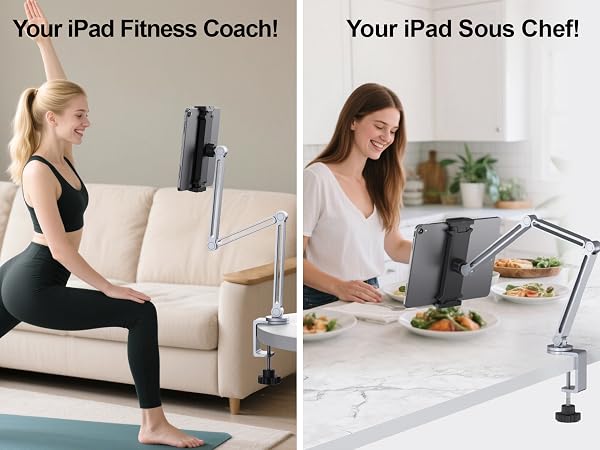 Your iPad Fitness Coach! Your iPad Sous Chef!
