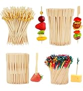 800PCS Cocktail Picks - 4 Styles Fancy Toothpicks for Appetizers Charcuterie Boards Accessories, ...