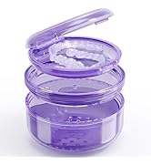 Denture Case Retainer Cleaning Case: 2 in 1 Retainer Case, No-Leak Denture Bath Box Cup, Complete...