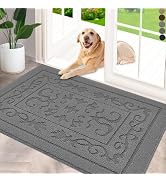 FONEYI Indoor Doormat, Front Back Door Mat 24"x36" Washable, Rubber Backing Non Slip Door Mats, L...