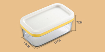 butter slicer rectangle butter keeper with cutter slicer for easy cutting and storage