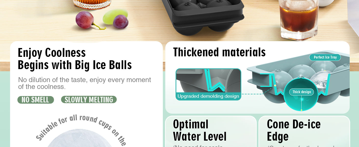 Large Ice Cube Molds
