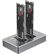 ACASIS NVMe M.2 Duplicator Dual-Bay Offline Clone USB C to NVME Docking Station for M2 SSD M Key ...
