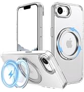 v-Golvin Strong Magnetic for iPhone 16e Case 2025 with Stand,Fit for MagSafe,360°Rotatable Ring D...