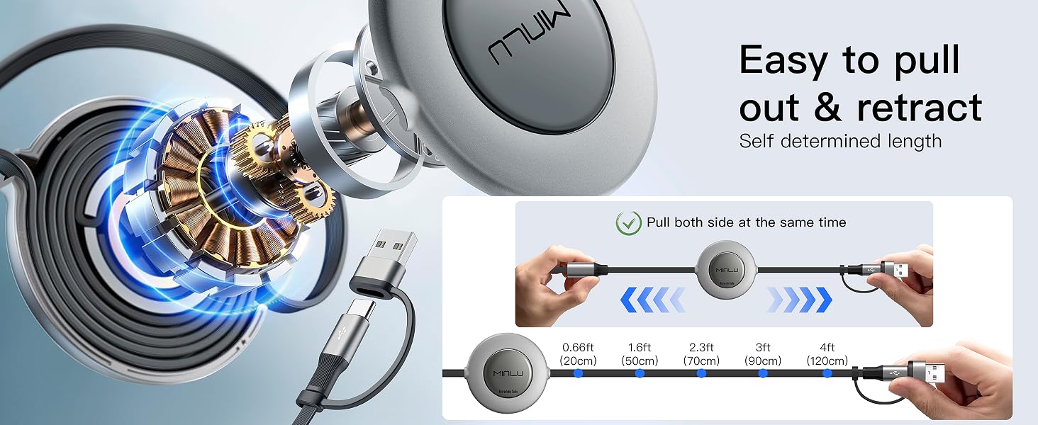 multiple chargers for all devices 3 in 2 charging cable for car devices 4 in 1 multi charging cable