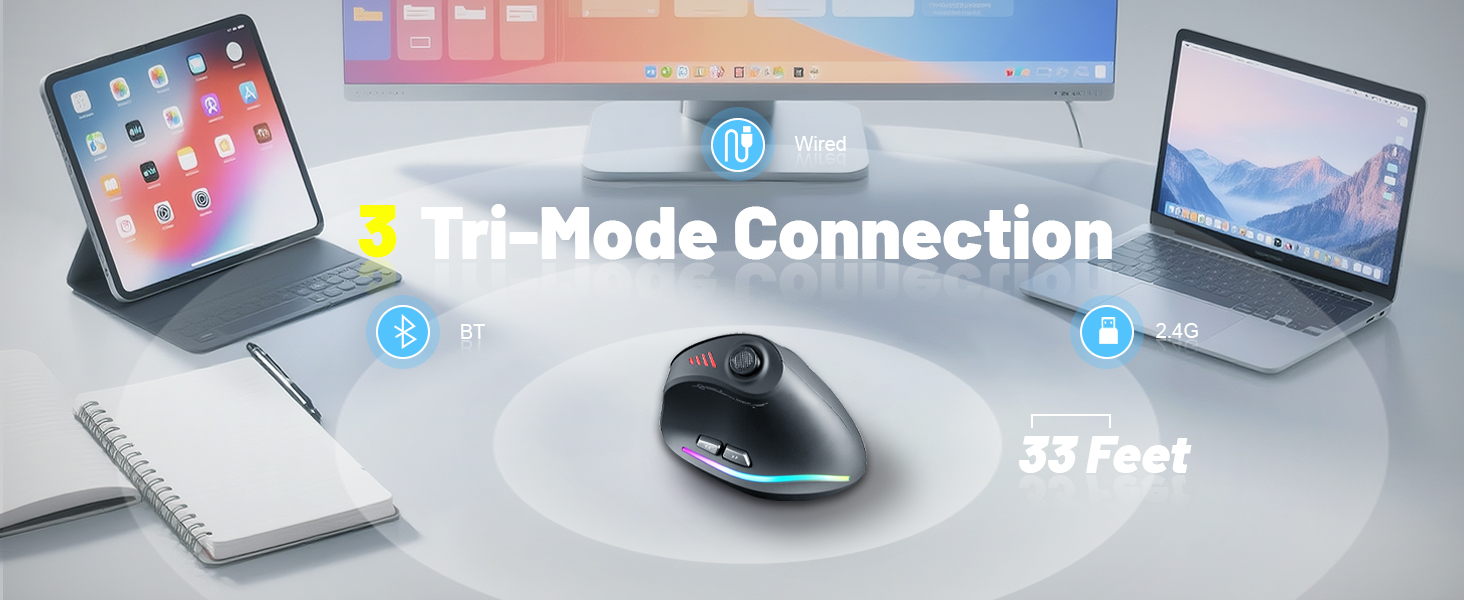 wireless vertical mouse