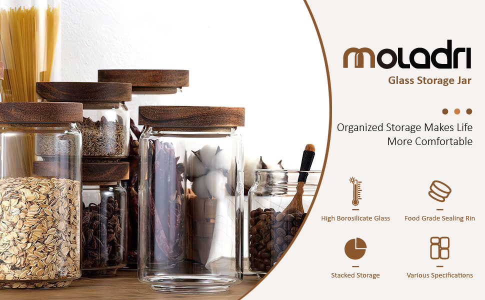 Clear Cute Glass Storage Canister