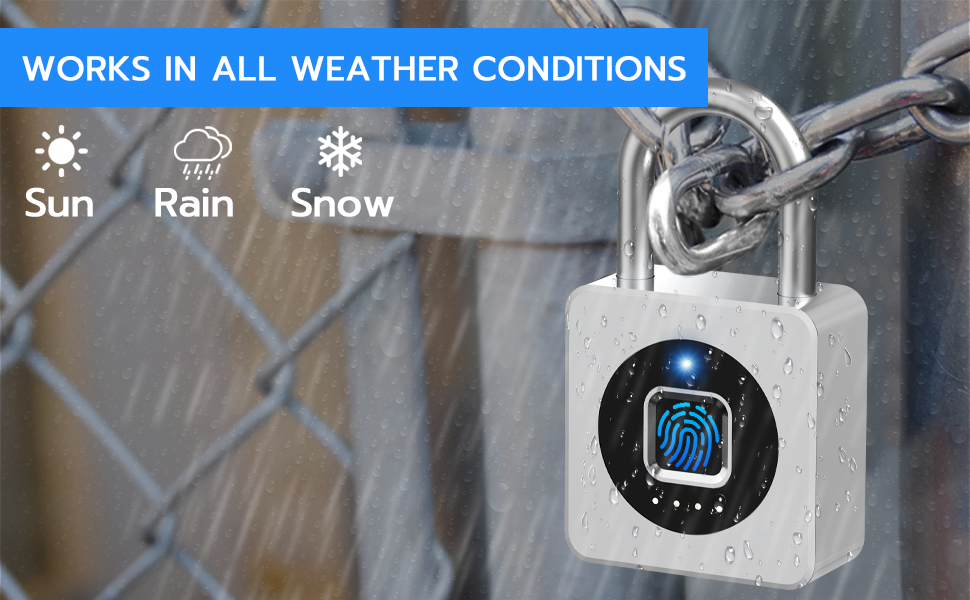 waterproof padlock