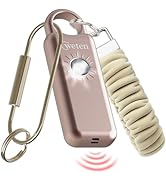 Weten Personal Safety Alarm Keychain – 130dB Siren with Bottom Speaker, LED Light, Wristlet & Car...