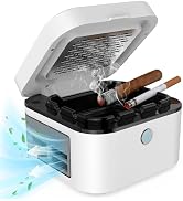 2 in 1 Air Purifier Multifunctional Smokeless Ashtray for Cigarette Smoker, HEPA Filter Reduce Sm...