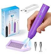 Heyseri Electric Diamond Painting Pen, “Try Paint without Wax”, Cordless Diamond Art Pens, “Charg...