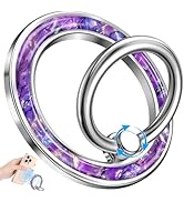 LISEVO Phone Ring Holder Compatible with MagSafe - Magnetic Cell Phone Grip Magnet Removable Fing...