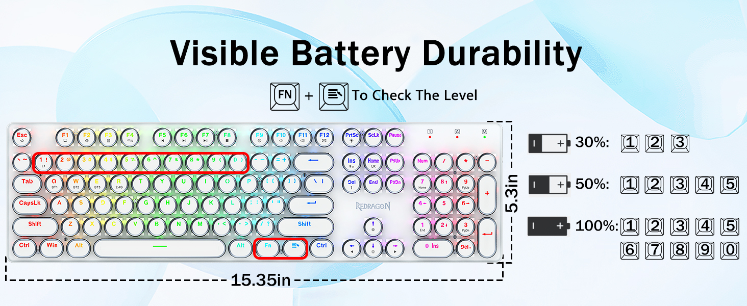 Visible Battery Durability
