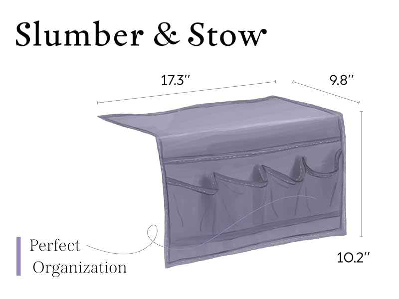 Slumber & Stow Bedside Organizer