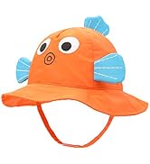 Azue Baby Sun Hat Toddler Summer Hat UPF 50+ Bucket Hat Baby Boy UV Sun Protection Hats Kids Beac...