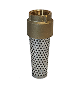 Merrill MFG FVNL100 1" No-Lead Brass Foot Valve 710 Series, 1" Female Connection