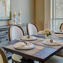 dining room at the model home.