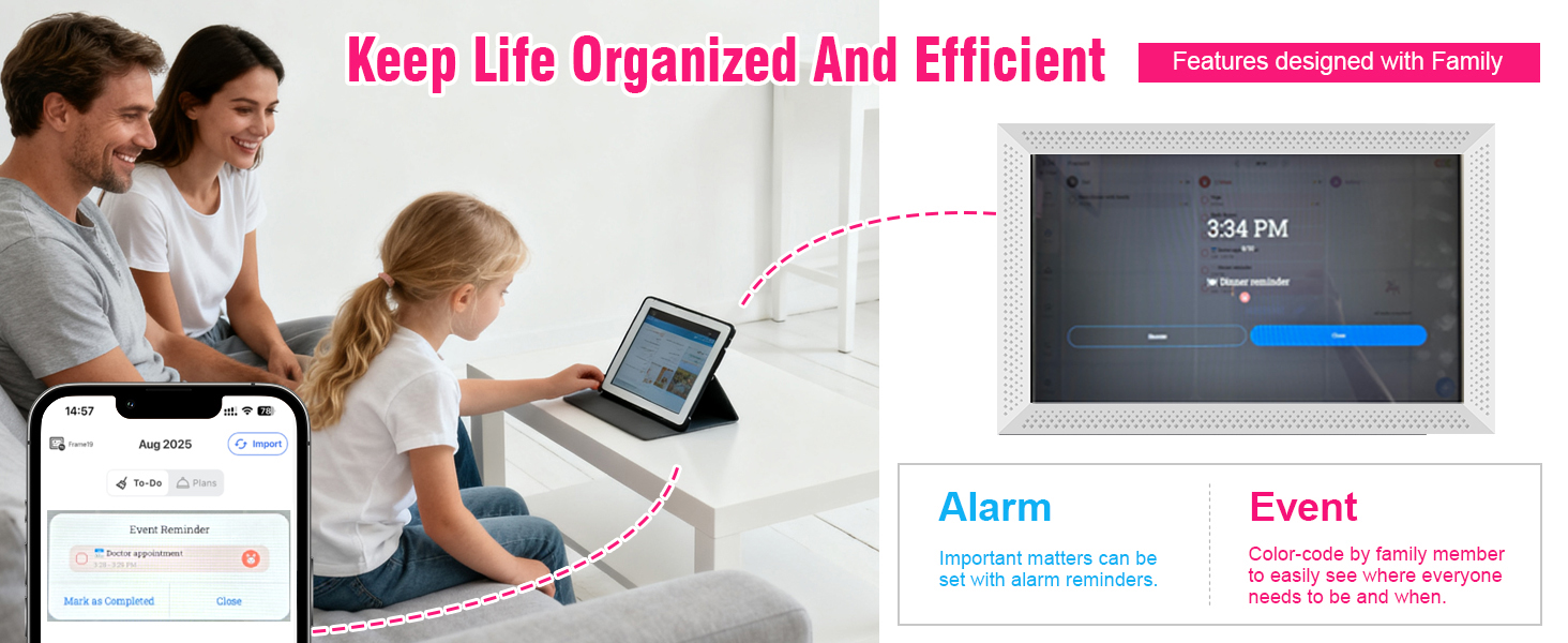 electronic calendar for family