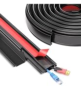 39 Inch Cord Hider Wall,ESUFEIR Cord Cover Wall Cable Management,Paintable Wire Hiders for TV on ...