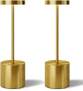 TBBGA LED Cordless Table Lamps Set of 2, 5000mAh Rechargeable Table Light | Portable Outdoor Tabl...
