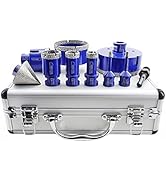 SHDIATOOL Diamond Tile Drill Bits Set,Porcelain Hole Saw, Cutter for Marble Ceramic Granite 9piec...