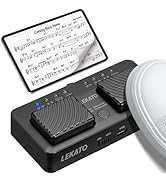 LEKATO Bluetooth Page Turner Pedal for iPad, Wireless Page Turner Pedal Rechargeable Page Turner ...