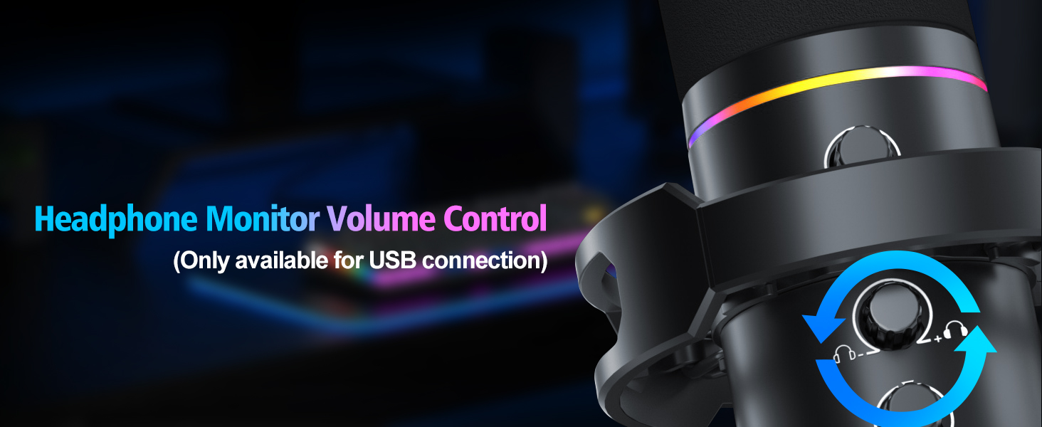 Gaming Microphone with Boom Arm