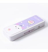 Ristpal Pencil Box, Hard Pencil Case with Lock, Stackable Storage Case for Gel Pen Pencils Case, ...