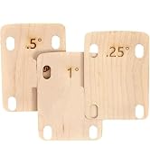 3Pcs Electric Guitar Neck Shims Maple Plate 0.25 0.5 1 Degree Music Instruments Guitar Neck Elect...