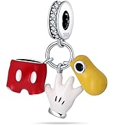 LIGHTDOG 925 Sterling Silver Charms for Pandora Charm Bracelets Necklaces for Woman Dangle Pendan...