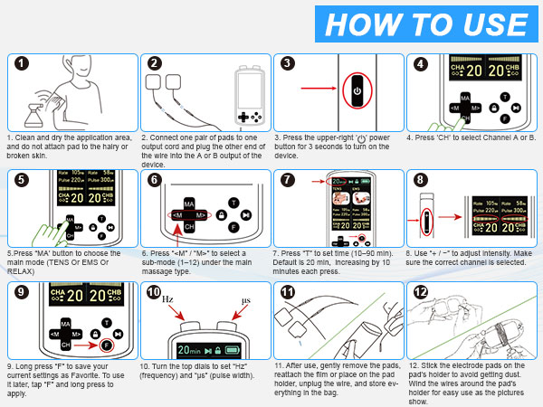ten unit muscle stimulator electrodos para terapia muscular estim machine