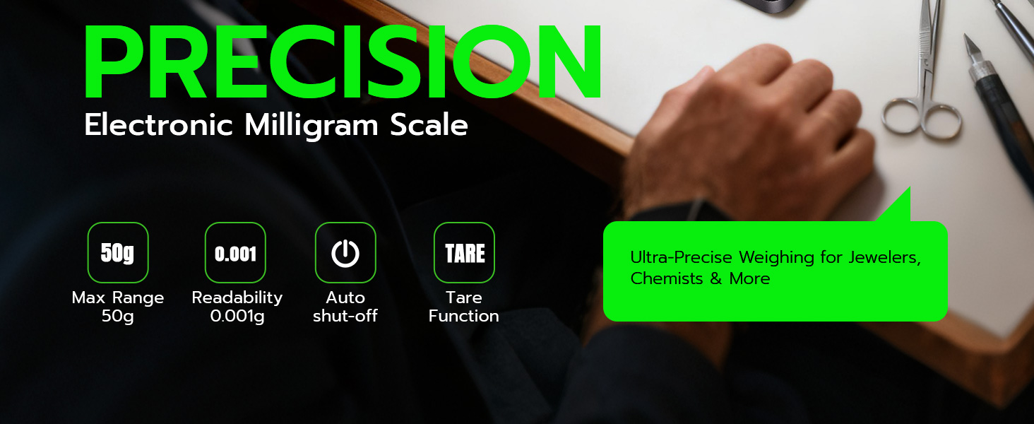 PRECISION Electronic Milligram Scale