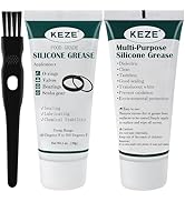 KEZE Food Grade Silicone Grease Pool Lube Tube O Rings Lubricant for Plumber Faucet Gasket Water ...
