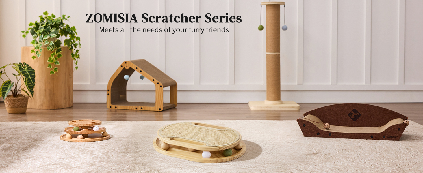 Cat Scratcher with Ball