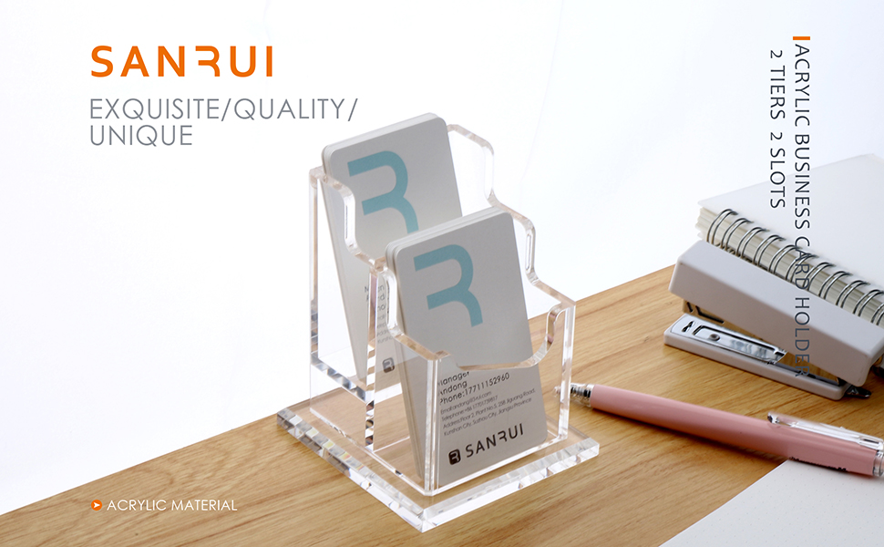 vertical business card holder